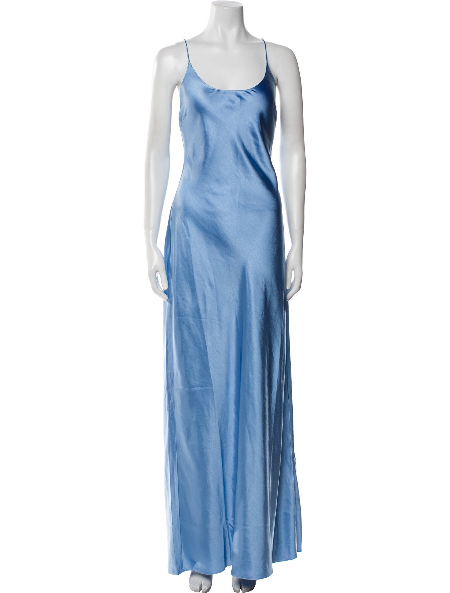 Solid & Striped Scoop Neck Long Dress