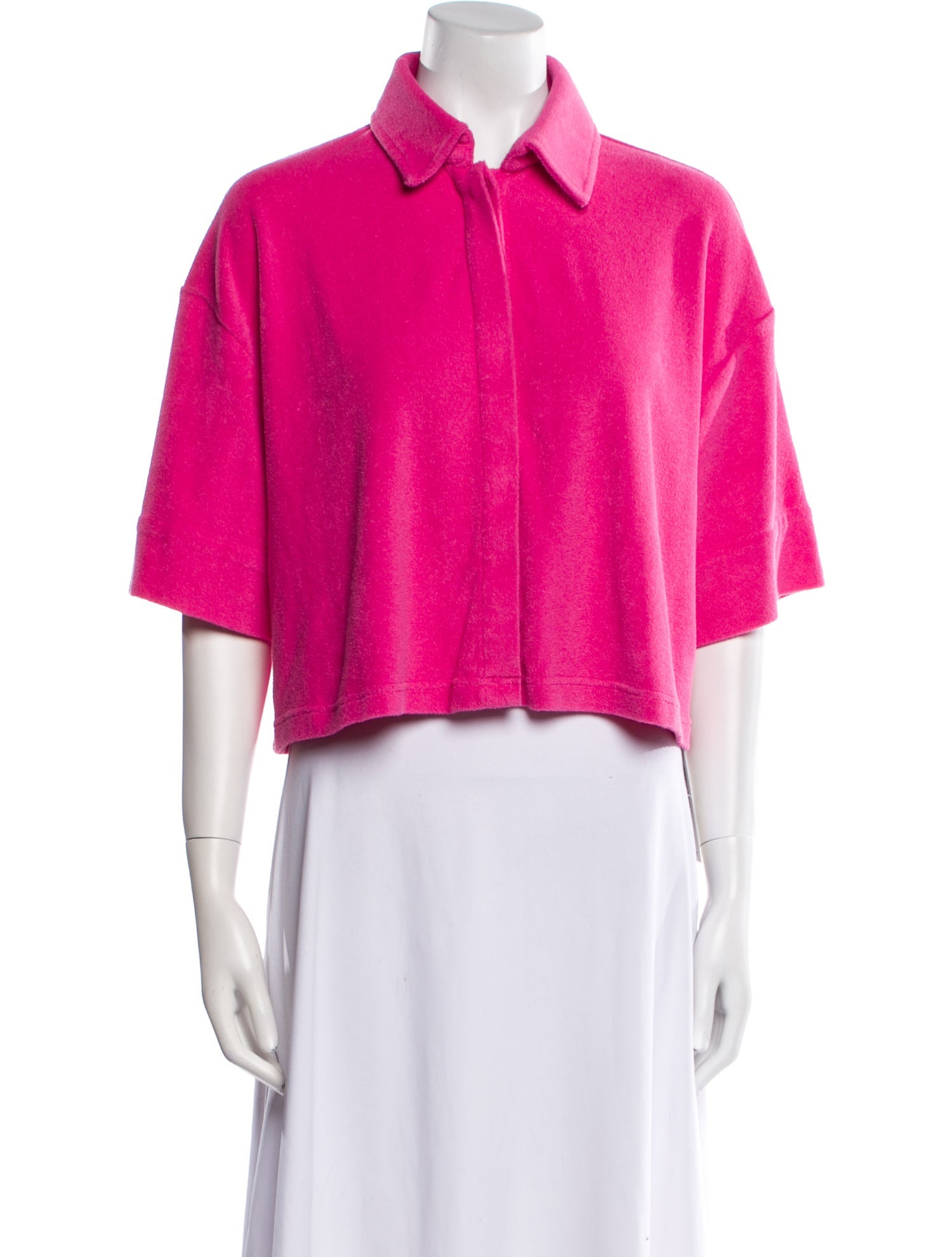 Solid & Striped Short Sleeve Crop Top