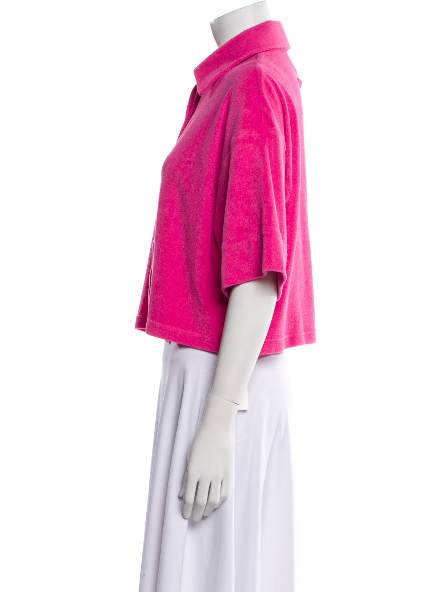 Solid & Striped Short Sleeve Crop Top