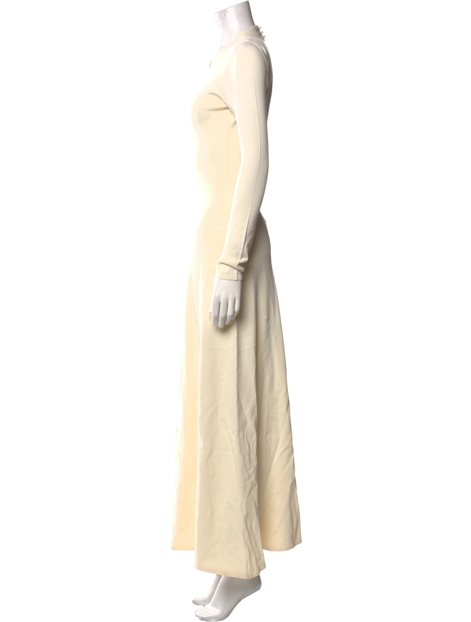 Solid & Striped Crew Neck Long Dress w/ Tags