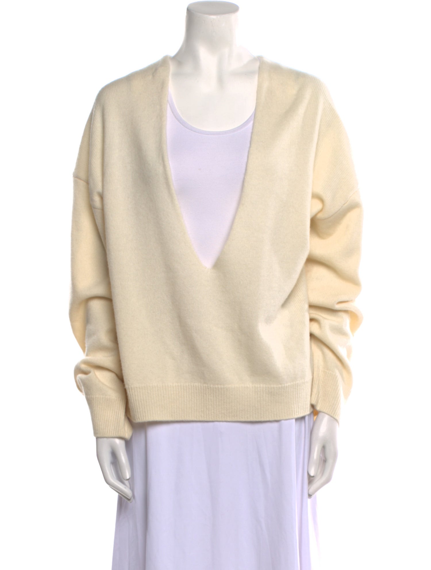 Solid & Striped Cashmere V-Neck Sweater w/ Tags