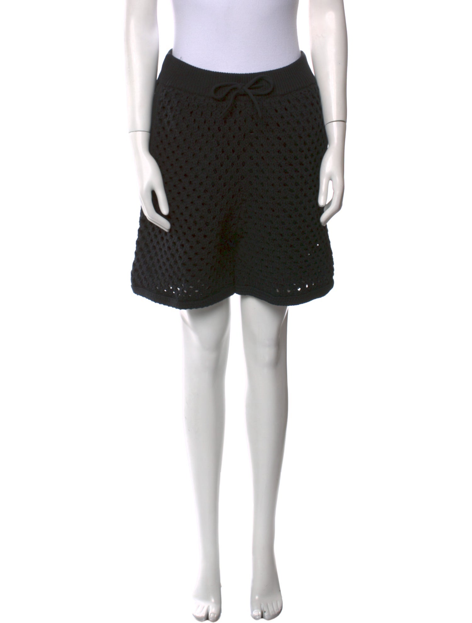 Solid & Striped Knee-Length Shorts w/ Tags