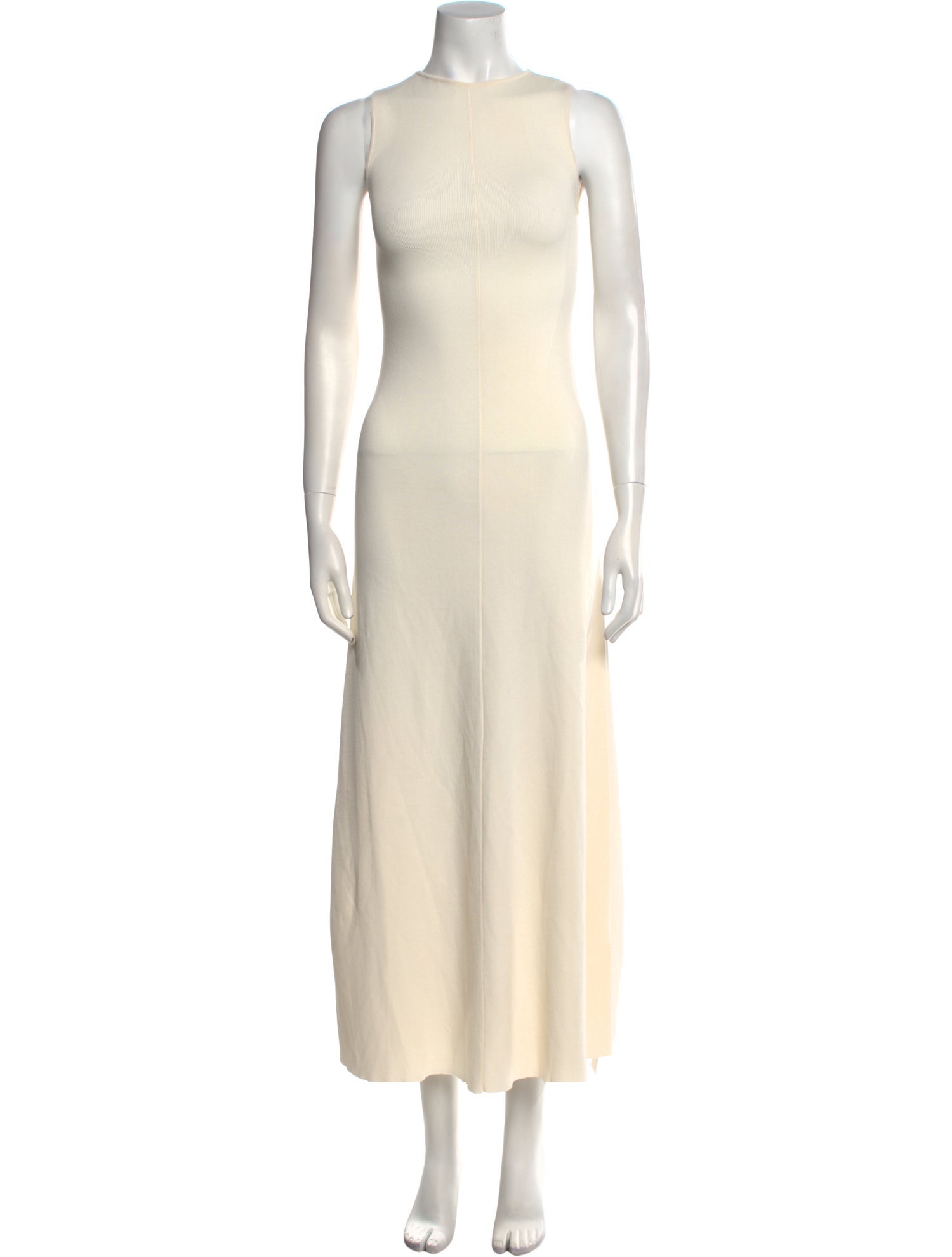 Solid & Striped Scoop Neck Long Dress