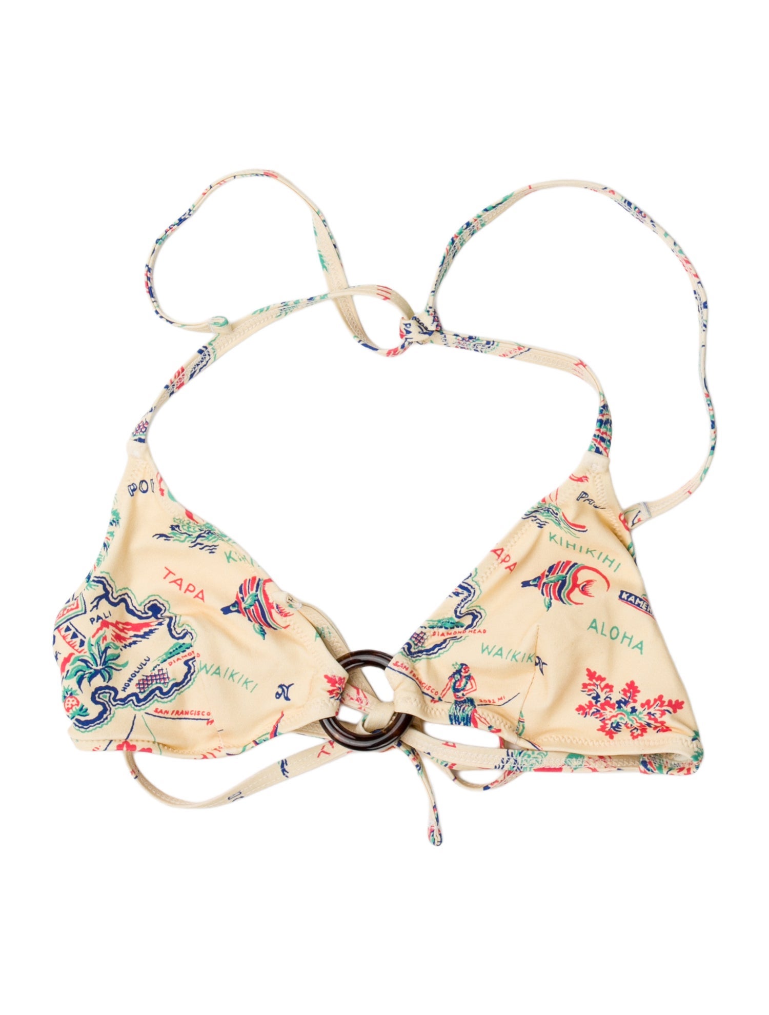 Solid & Striped Printed Top