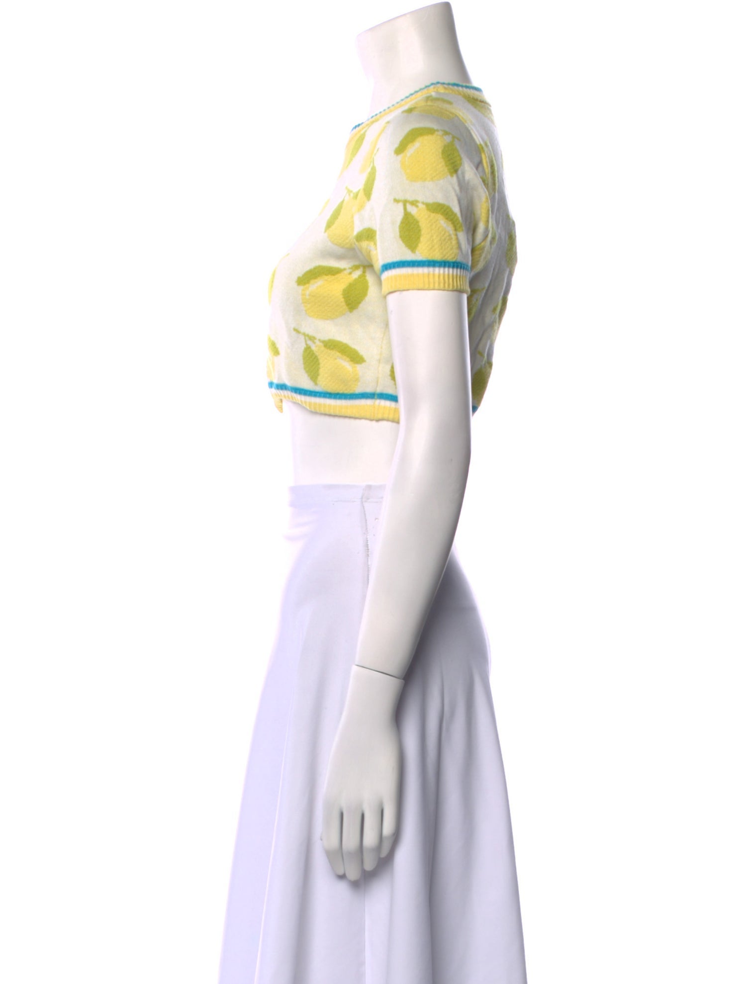 Solid & Striped Printed Crew Neck Sweater