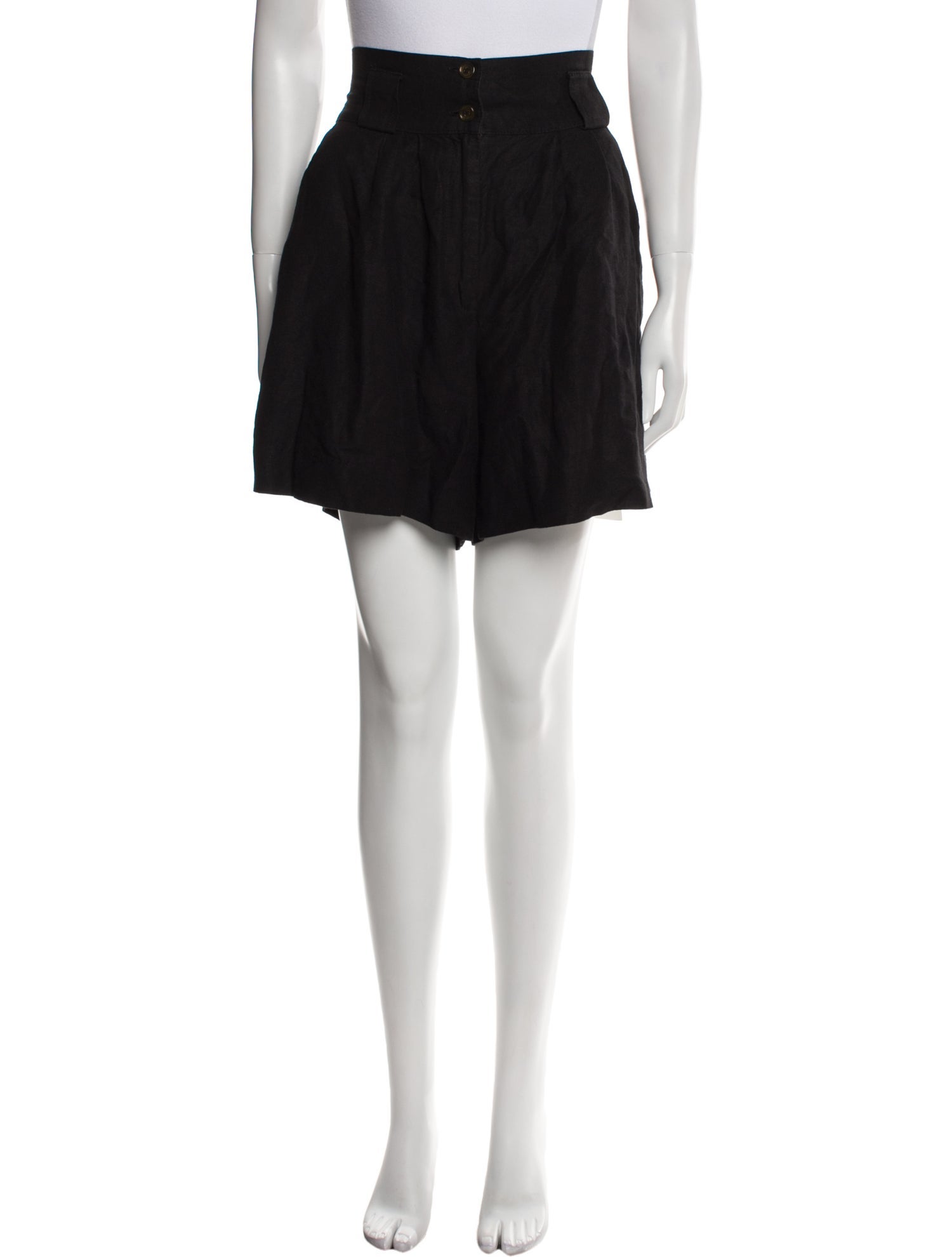 Solid & Striped Linen Mini Shorts