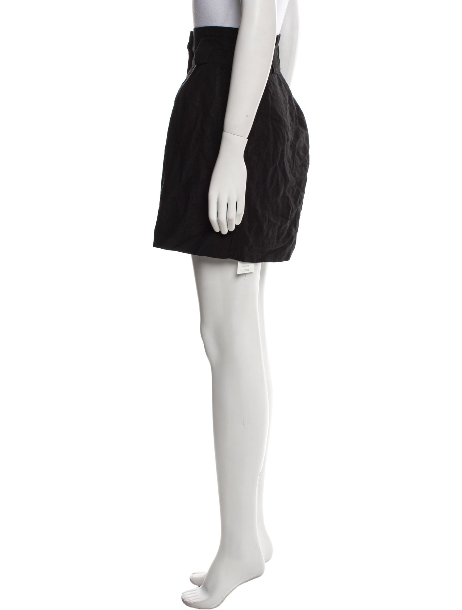 Solid & Striped Linen Mini Shorts