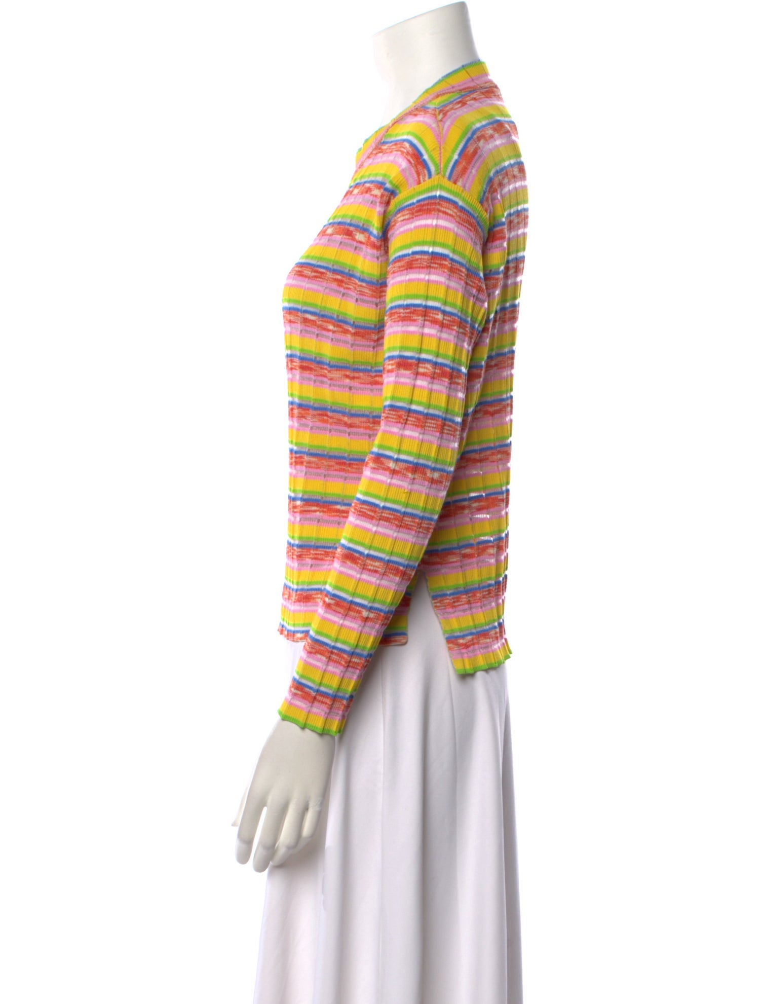 Solid & Striped Striped Crew Neck Top