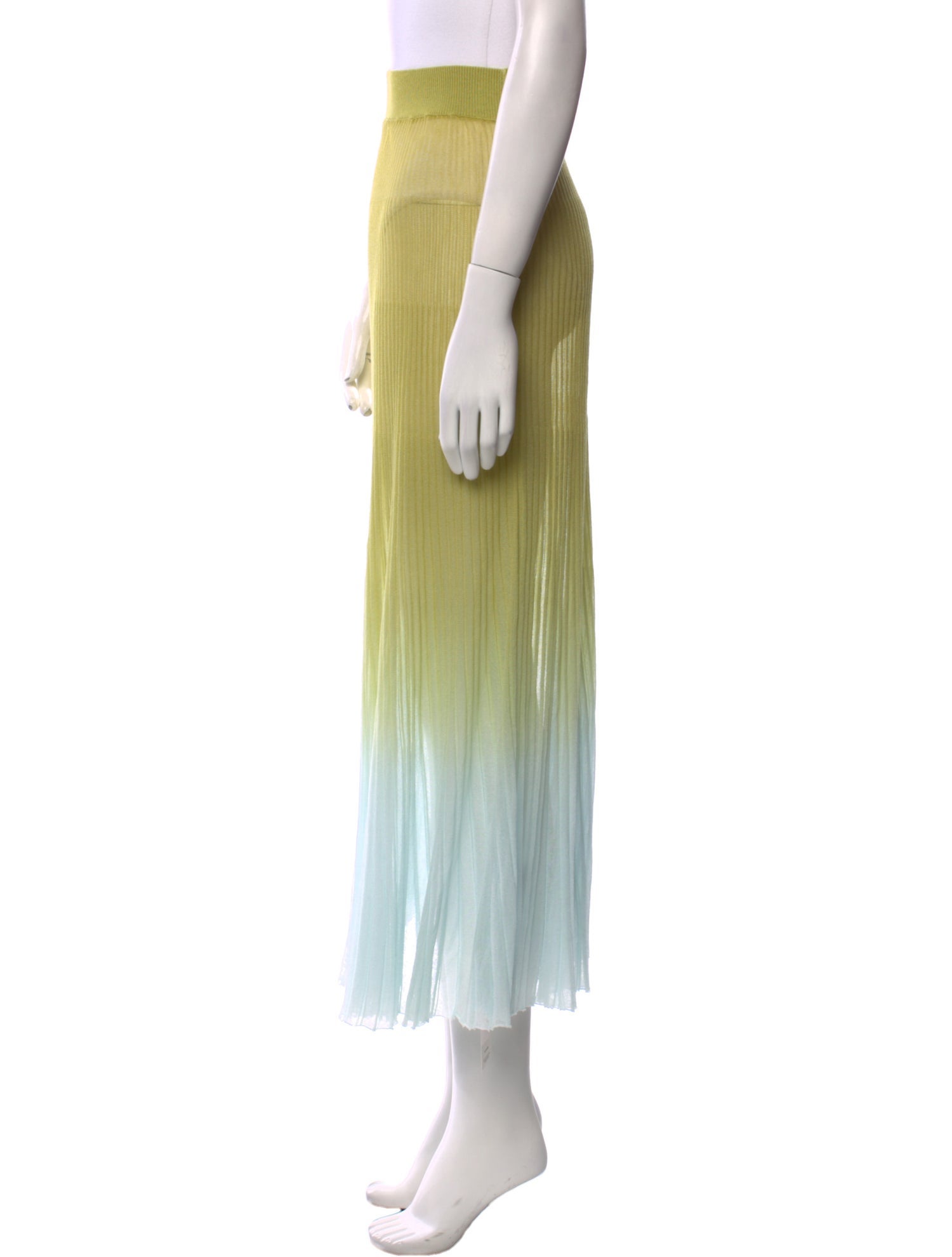 Solid & Striped Midi Length Skirt