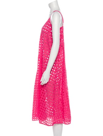 Solid & Striped Printed Midi Length Dress