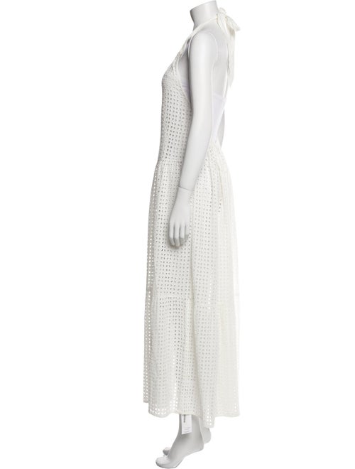 Solid & Striped Halterneck Long Dress