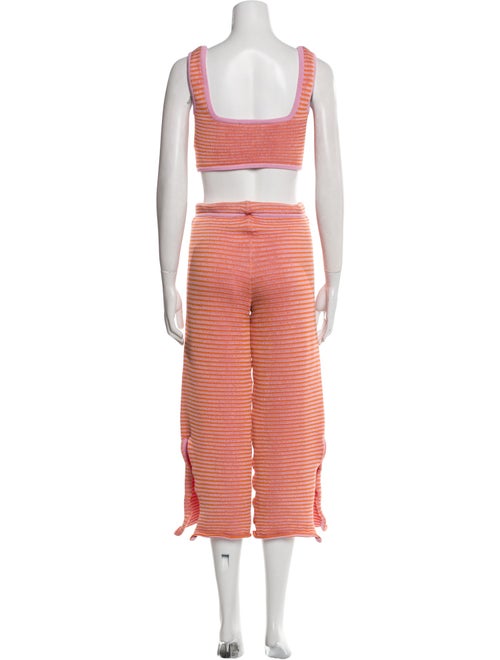 Solid & Striped Pant Set