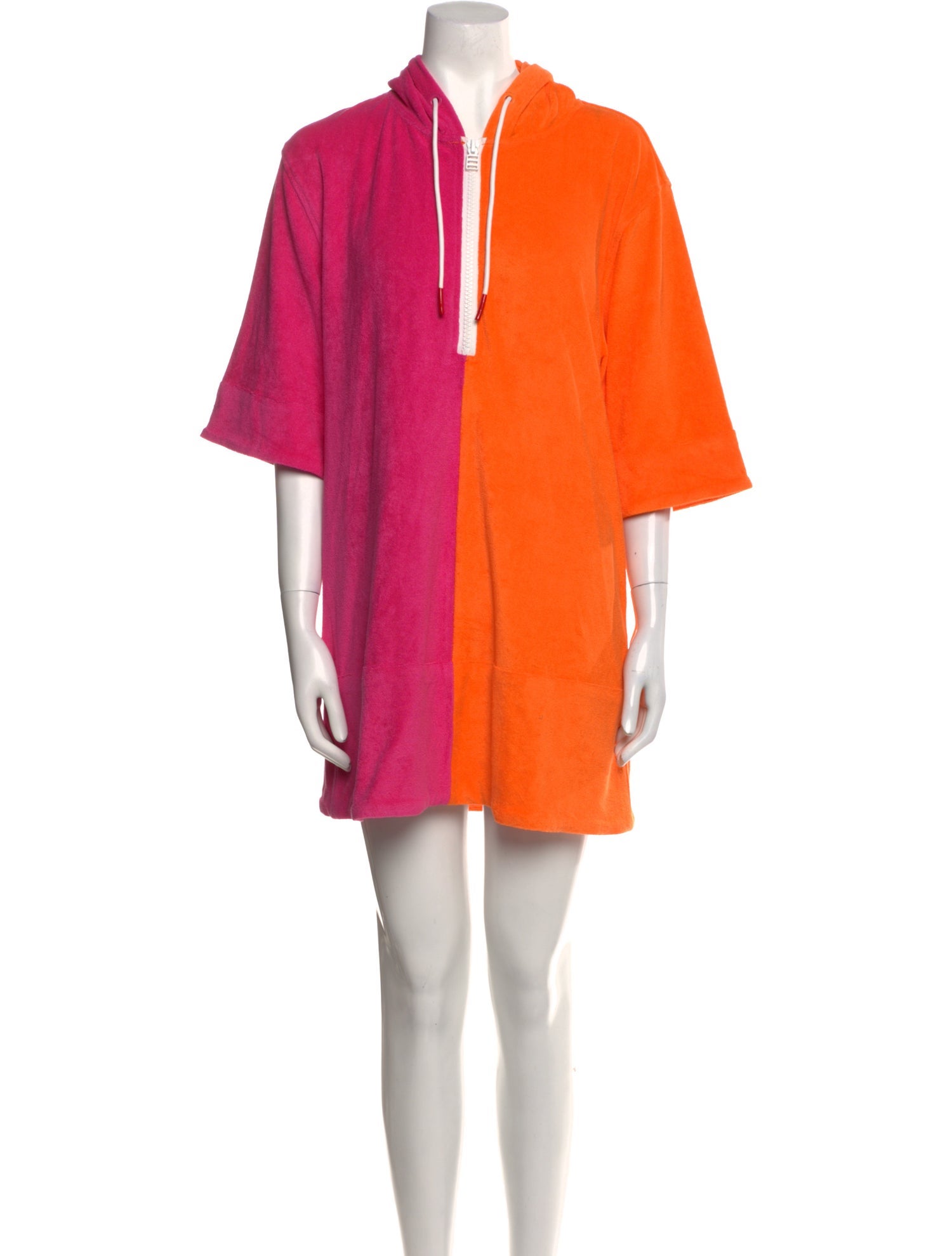 Solid & Striped Crew Neck Mini Dress