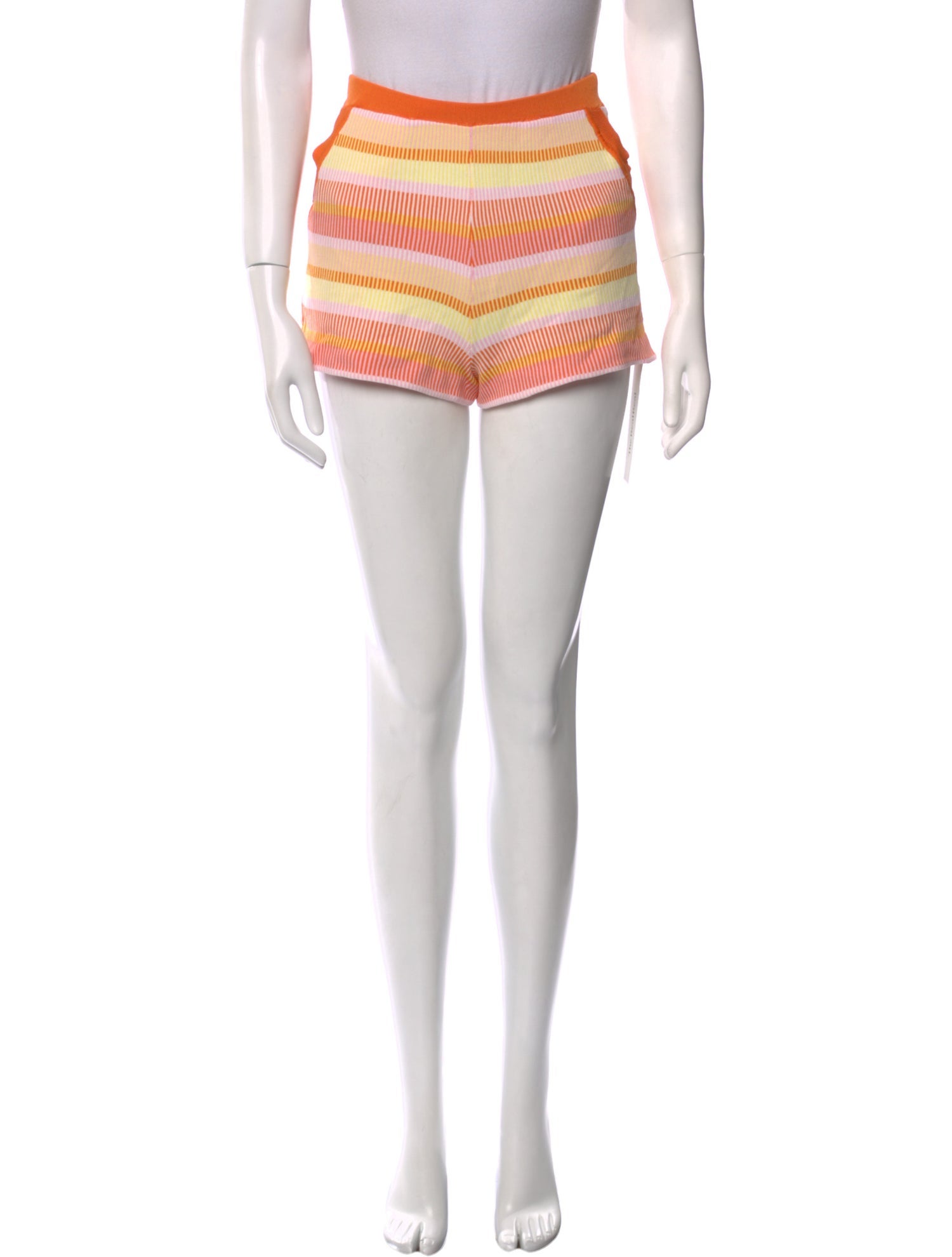 Solid & Striped Striped Mini Shorts