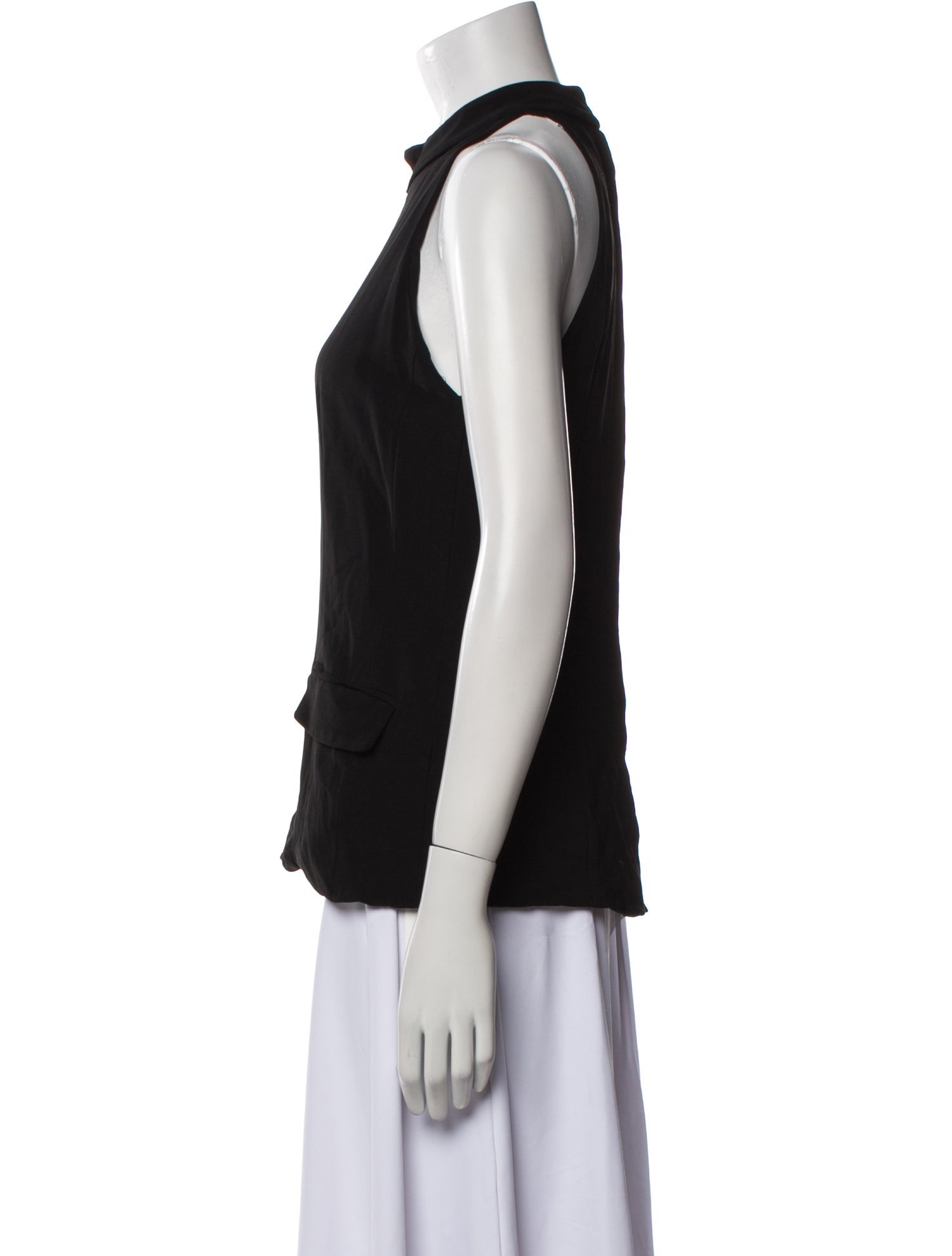 Solid & Striped Halterneck Sleeveless Top