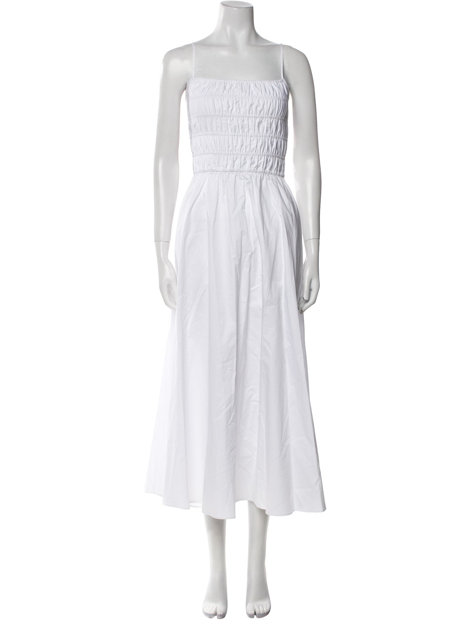 Solid & Striped Square Neckline Long Dress w/ Tags