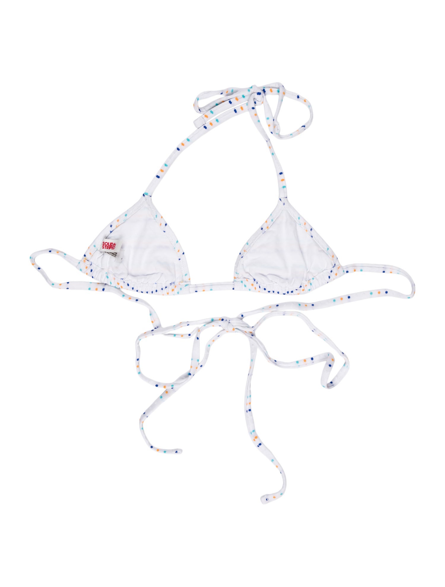 Solid & Striped Polka Dot Print Top w/ Tags