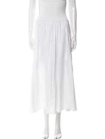 Solid & Striped Skirts Ruffle Embellishment Long Skirt M