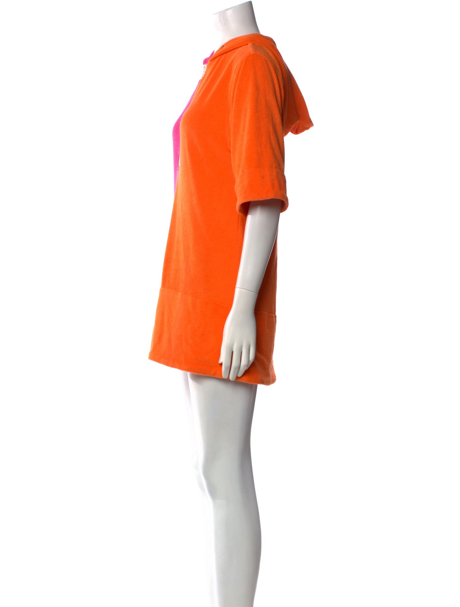 Solid & Striped Colorblock Pattern Mini Dress