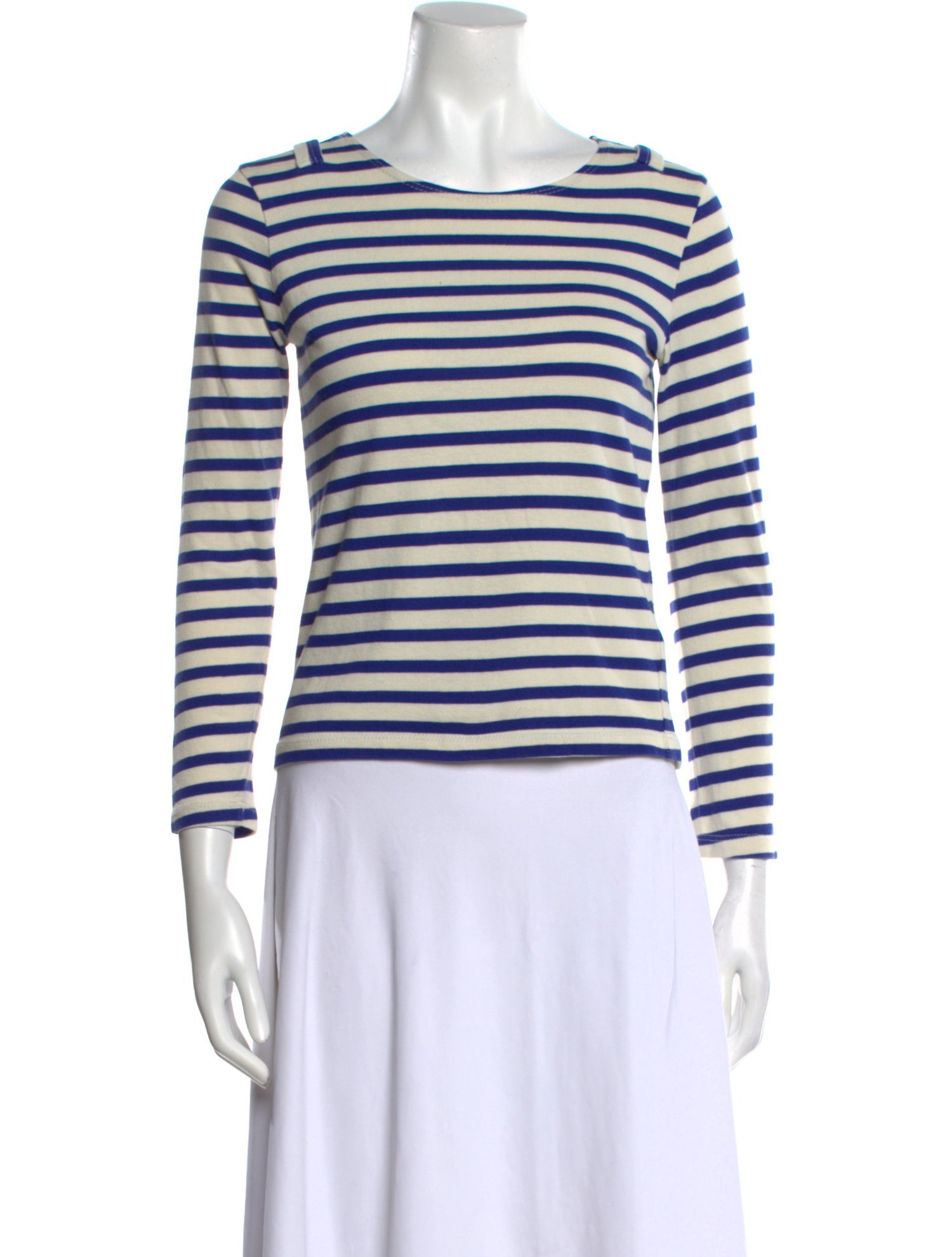Solid & Striped Striped Scoop Neck T-Shirt