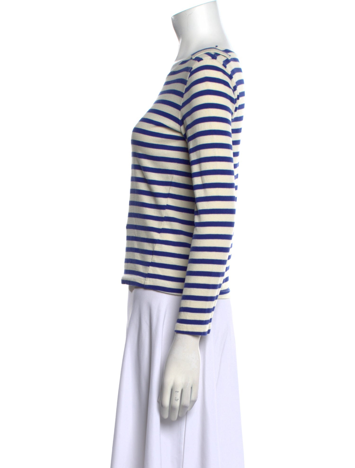Solid & Striped Striped Scoop Neck T-Shirt