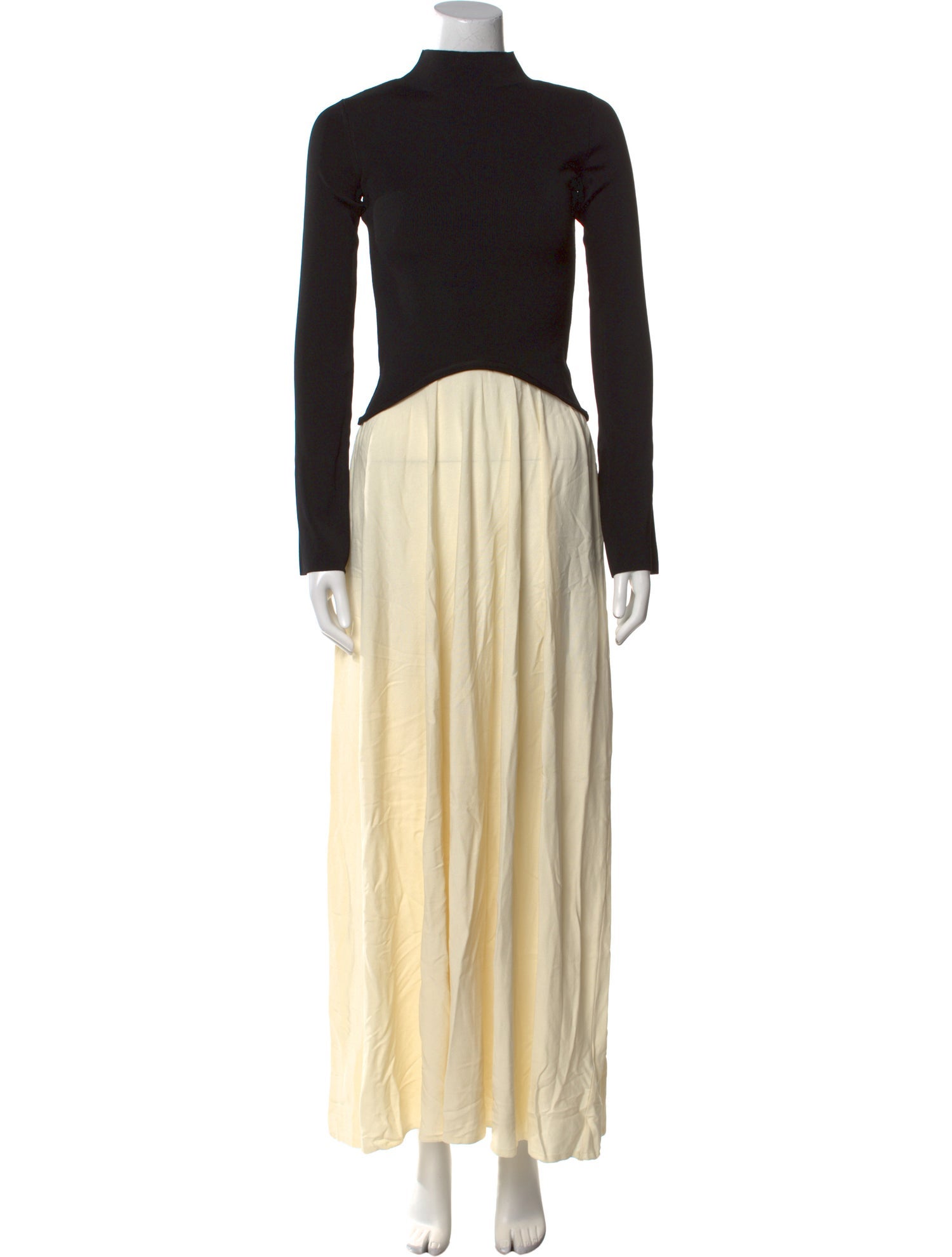 Solid & Striped Turtleneck Long Dress w/ Tags