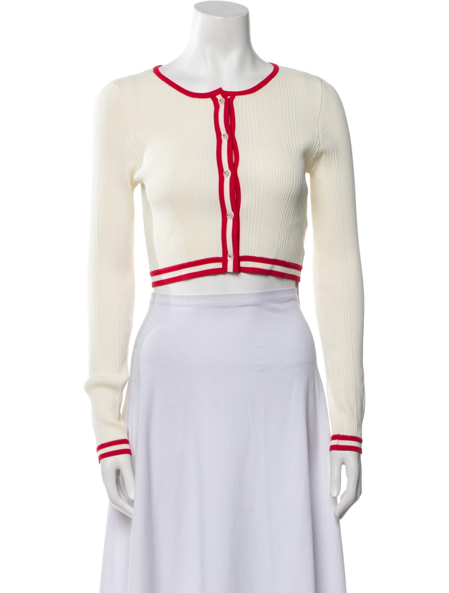 Solid & Striped Crew Neck Sweater