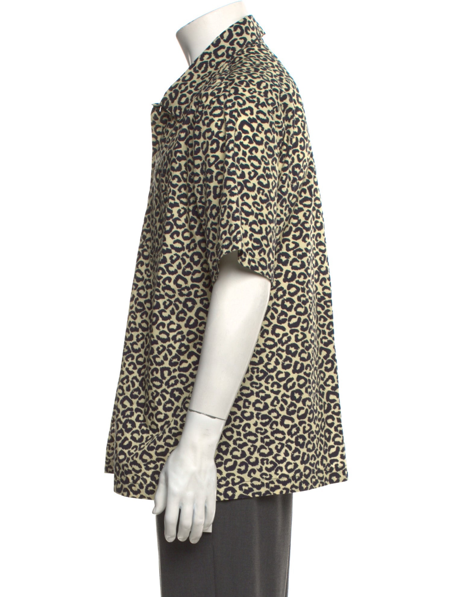 Solid & Striped Animal Print Short Sleeve Shirt