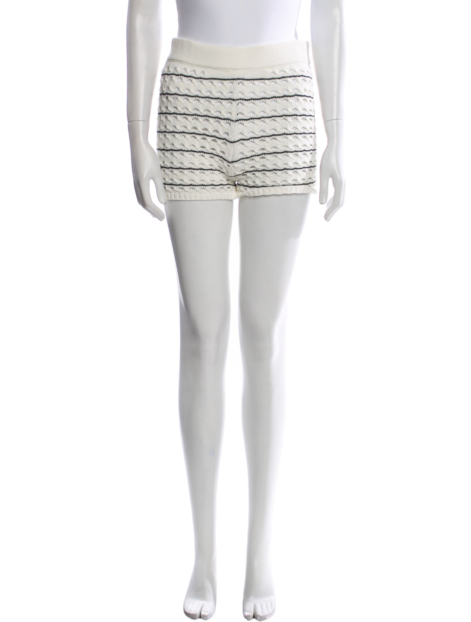 Solid & Striped Striped Mini Shorts