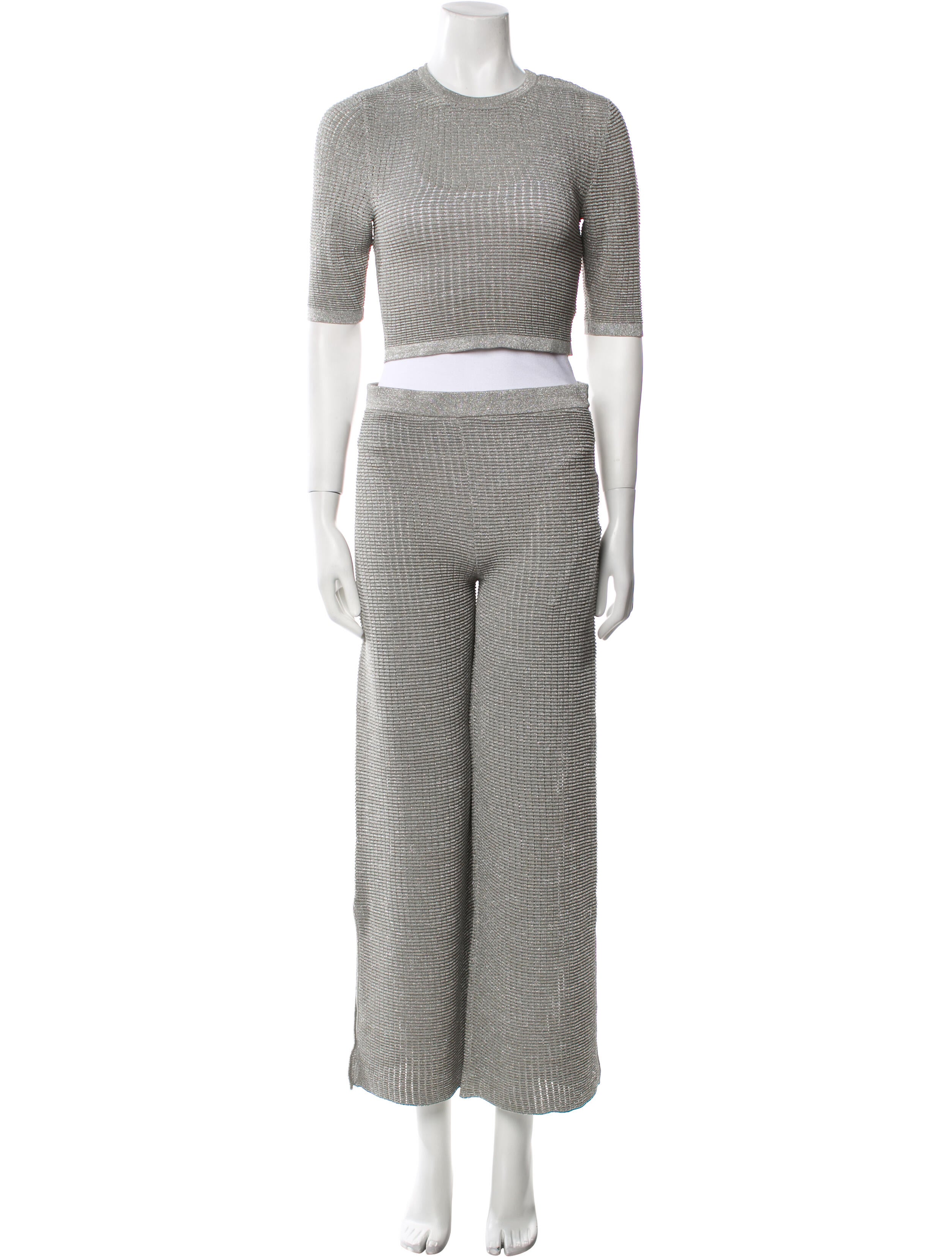 Solid & Striped Pant Set w/ Tags