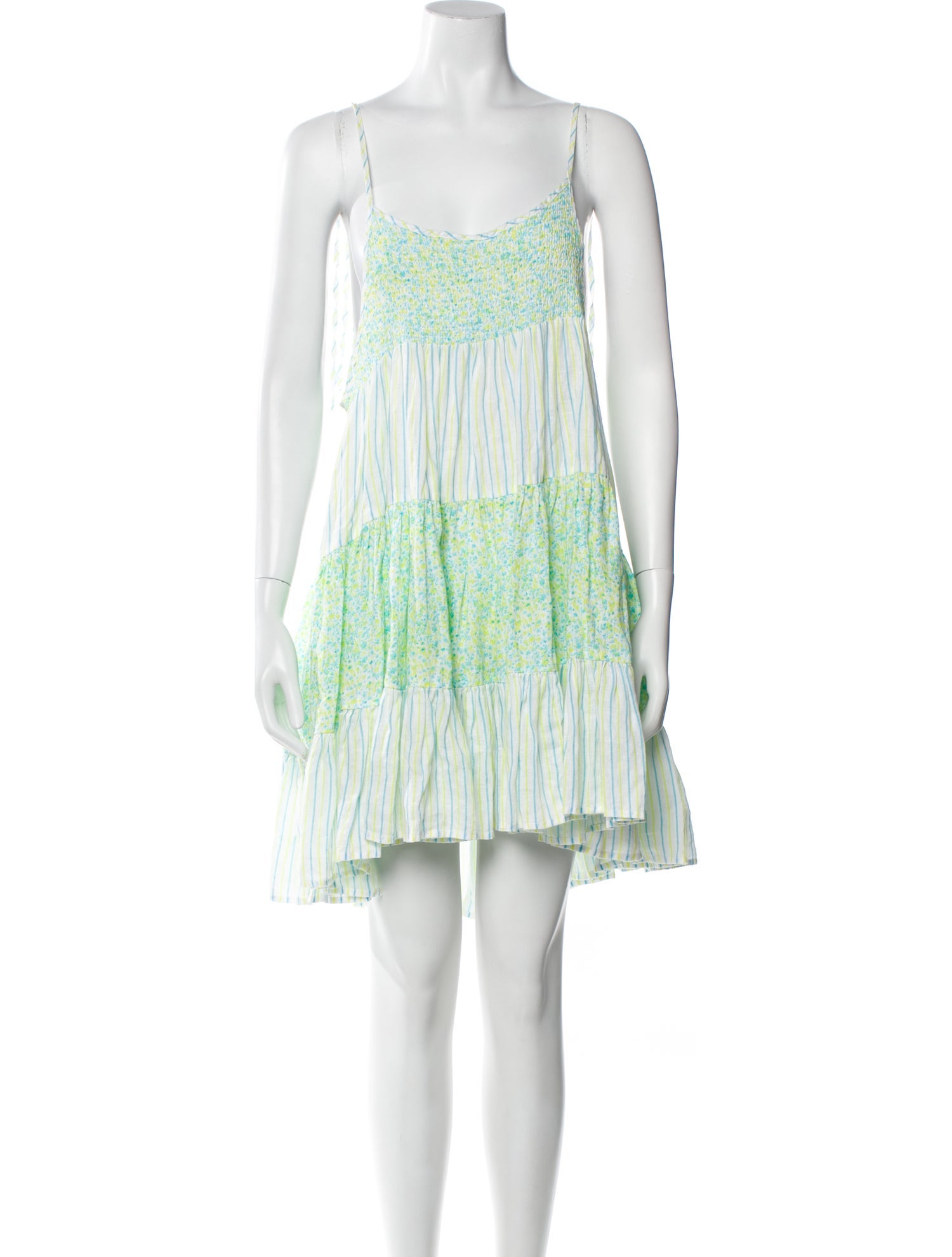 Solid & Striped Linen Mini Dress