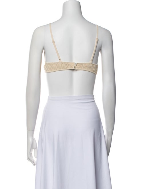 Solid & Striped Scoop Neck Sleeveless Crop Top