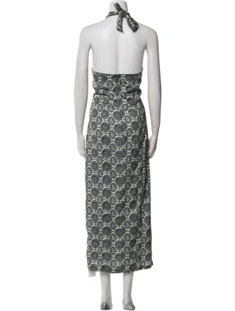 Solid & Striped Printed Long Dress