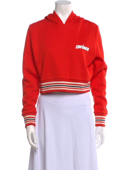 Solid & Striped Graphic Print Mock Neck Sweatshirt