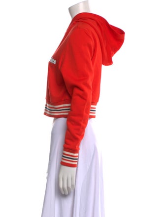 Solid & Striped Graphic Print Mock Neck Sweatshirt