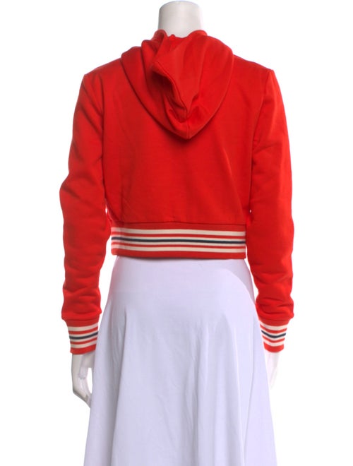 Solid & Striped Graphic Print Mock Neck Sweatshirt