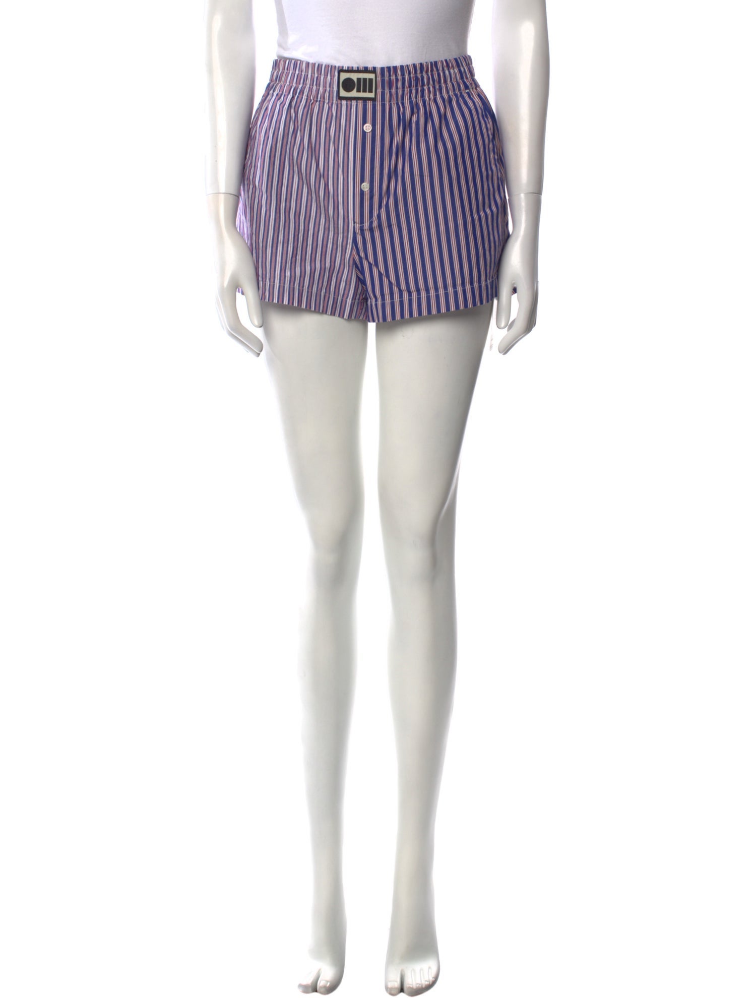 Solid & Striped Striped Mini Shorts