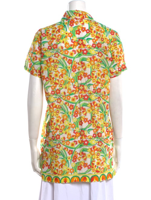 Solid & Striped Printed Short Sleeve Tunic