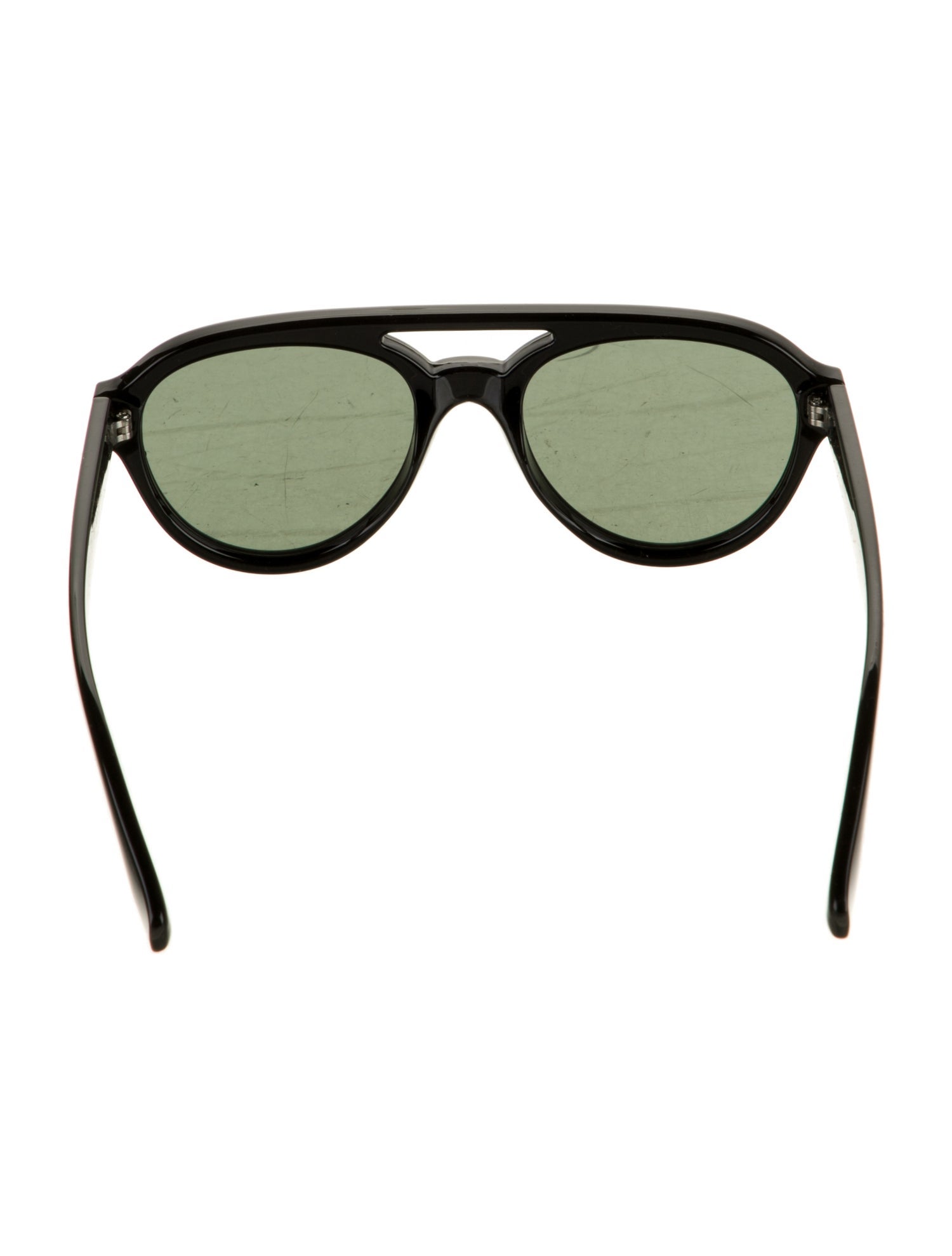 Solid & Striped Round Tinted Sunglasses