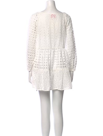 Solid & Striped Scoop Neck Mini Dress