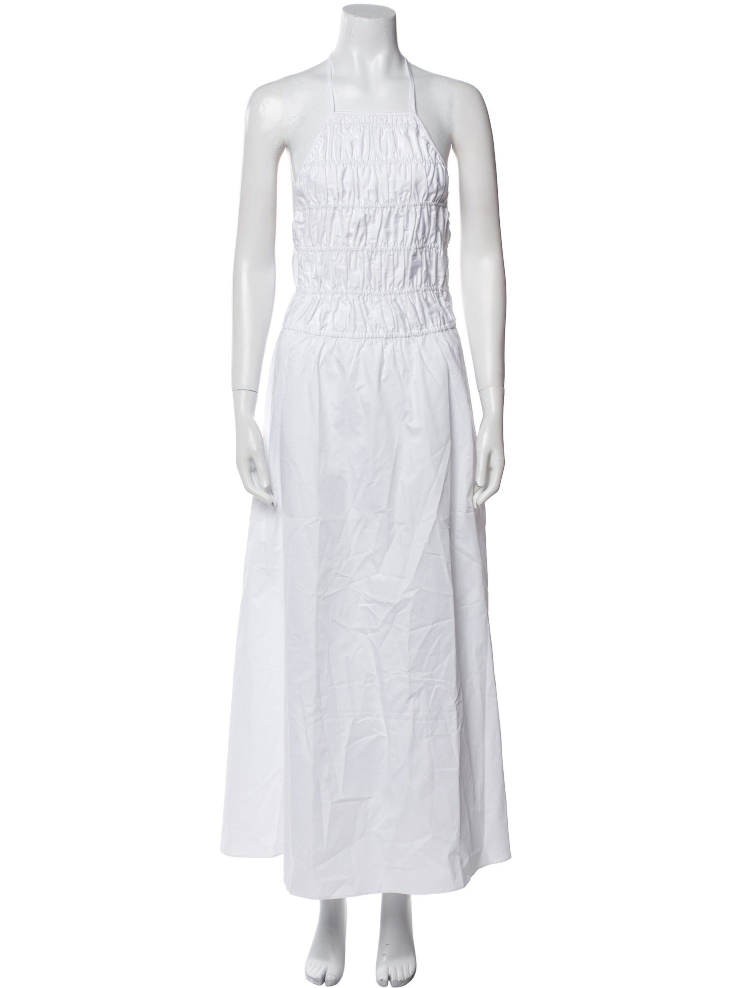 Solid & Striped Square Neckline Long Dress w/ Tags