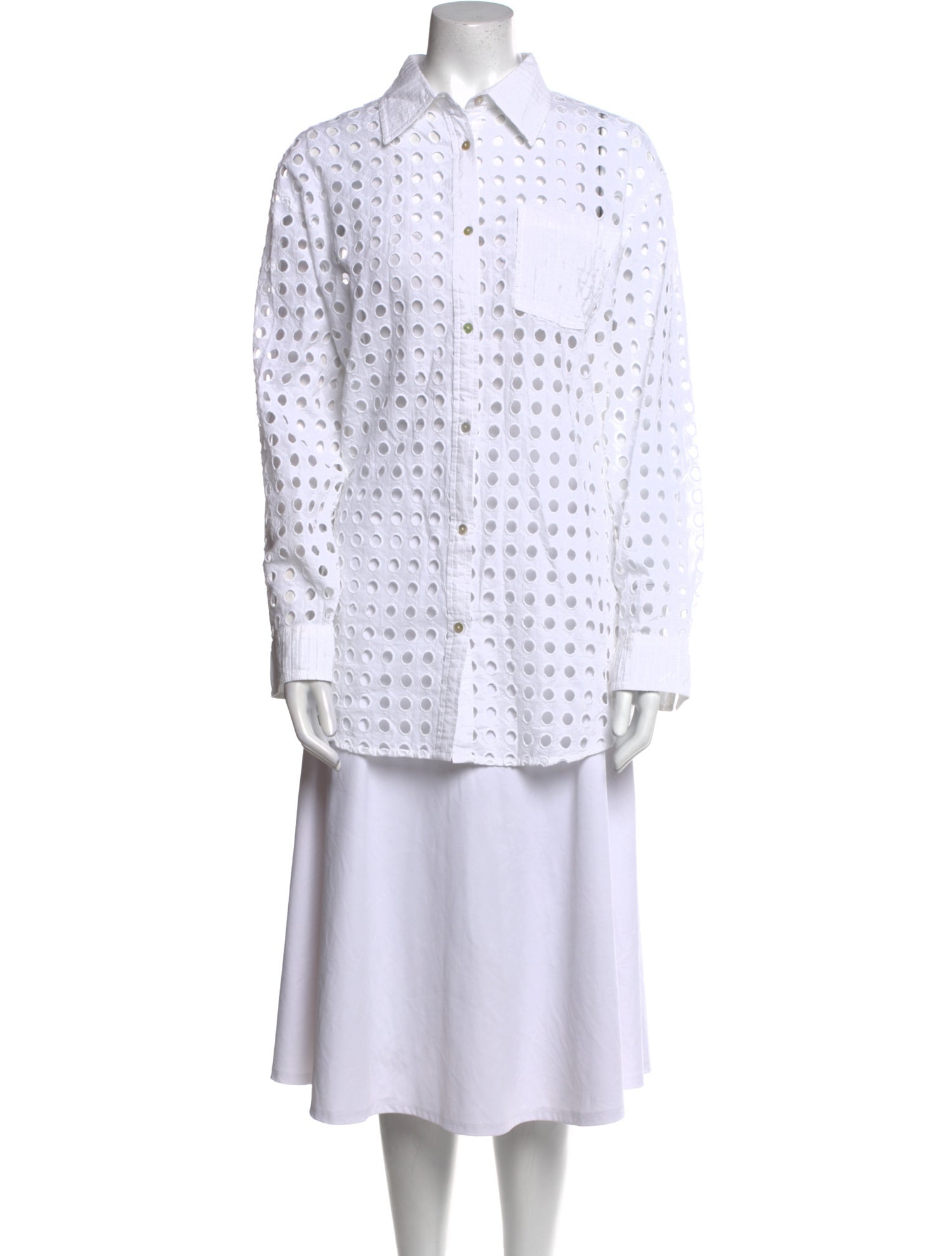 Solid & Striped Patterned Long Sleeve Tunic w/ Tags