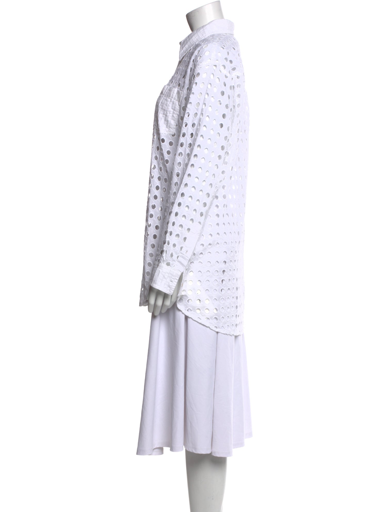 Solid & Striped Patterned Long Sleeve Tunic w/ Tags