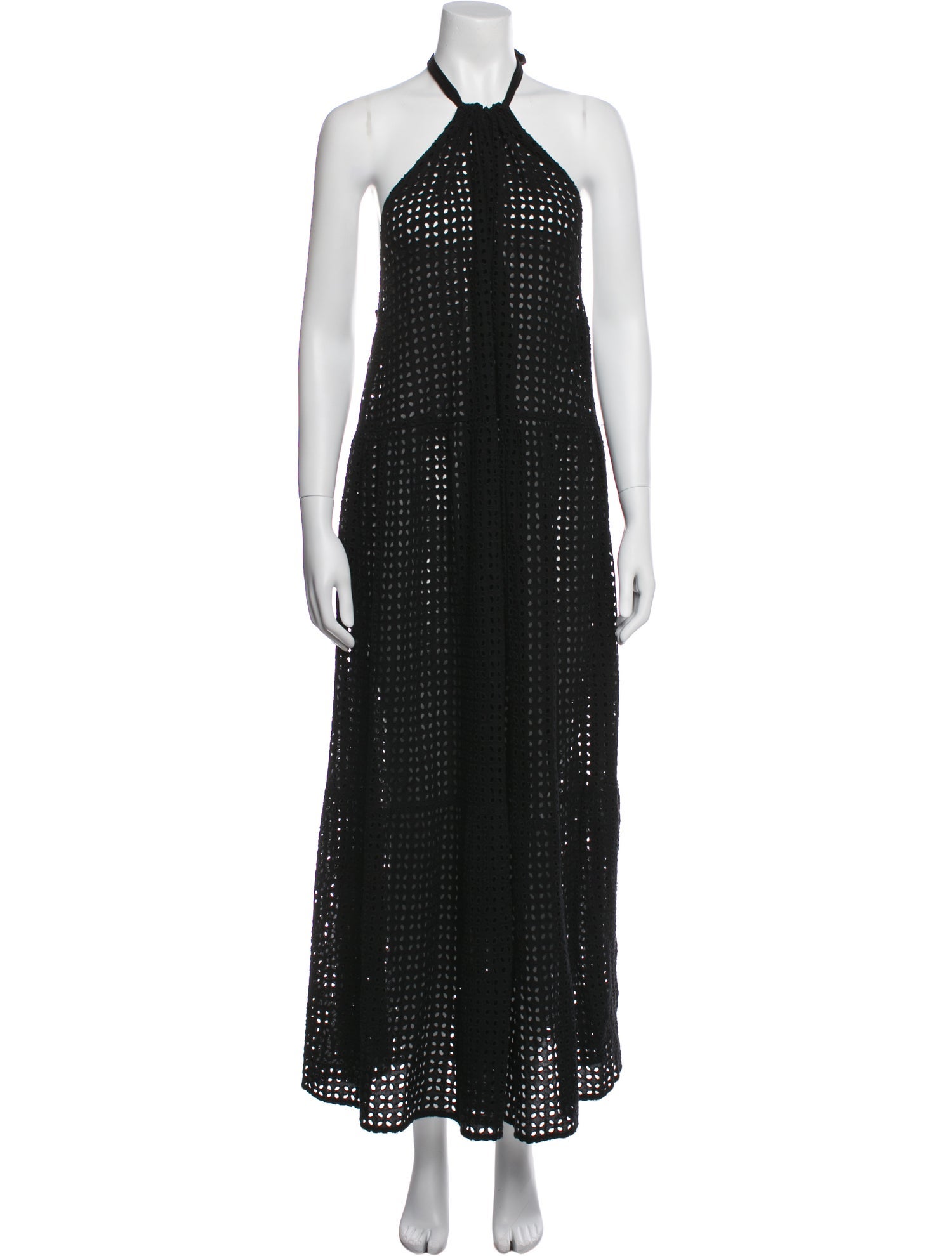 Solid & Striped Halterneck Long Dress w/ Tags