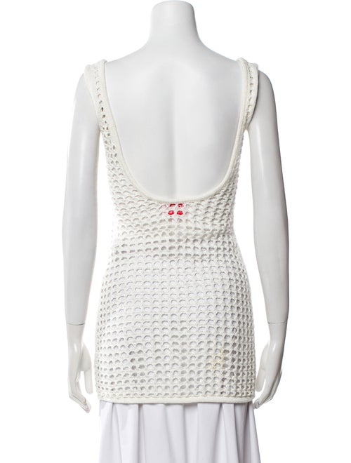 Solid & Striped Scoop Neck Sleeveless Top