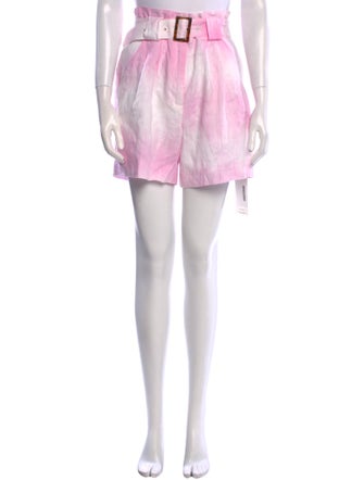 Solid & Striped Linen Mini Shorts