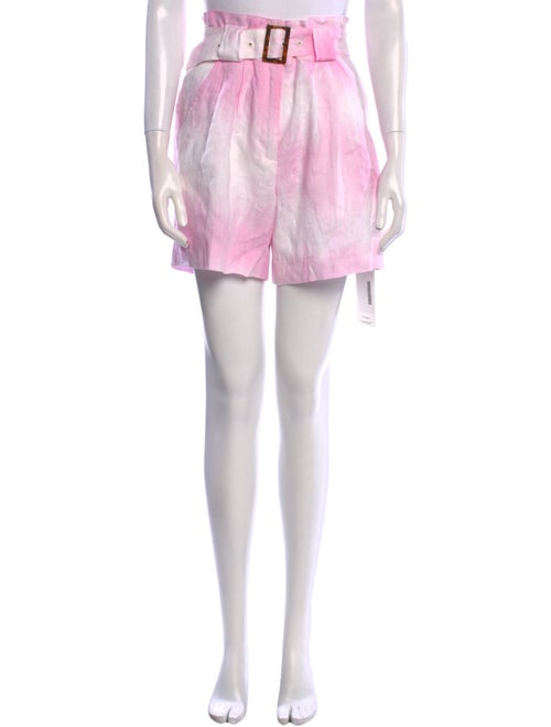 Solid & Striped Linen Mini Shorts