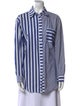 Solid & Striped Striped Long Sleeve Button-Up Top