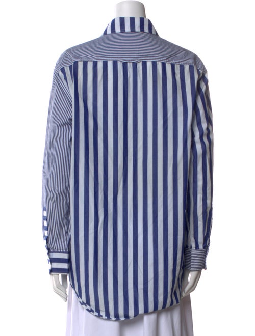 Solid & Striped Striped Long Sleeve Button-Up Top