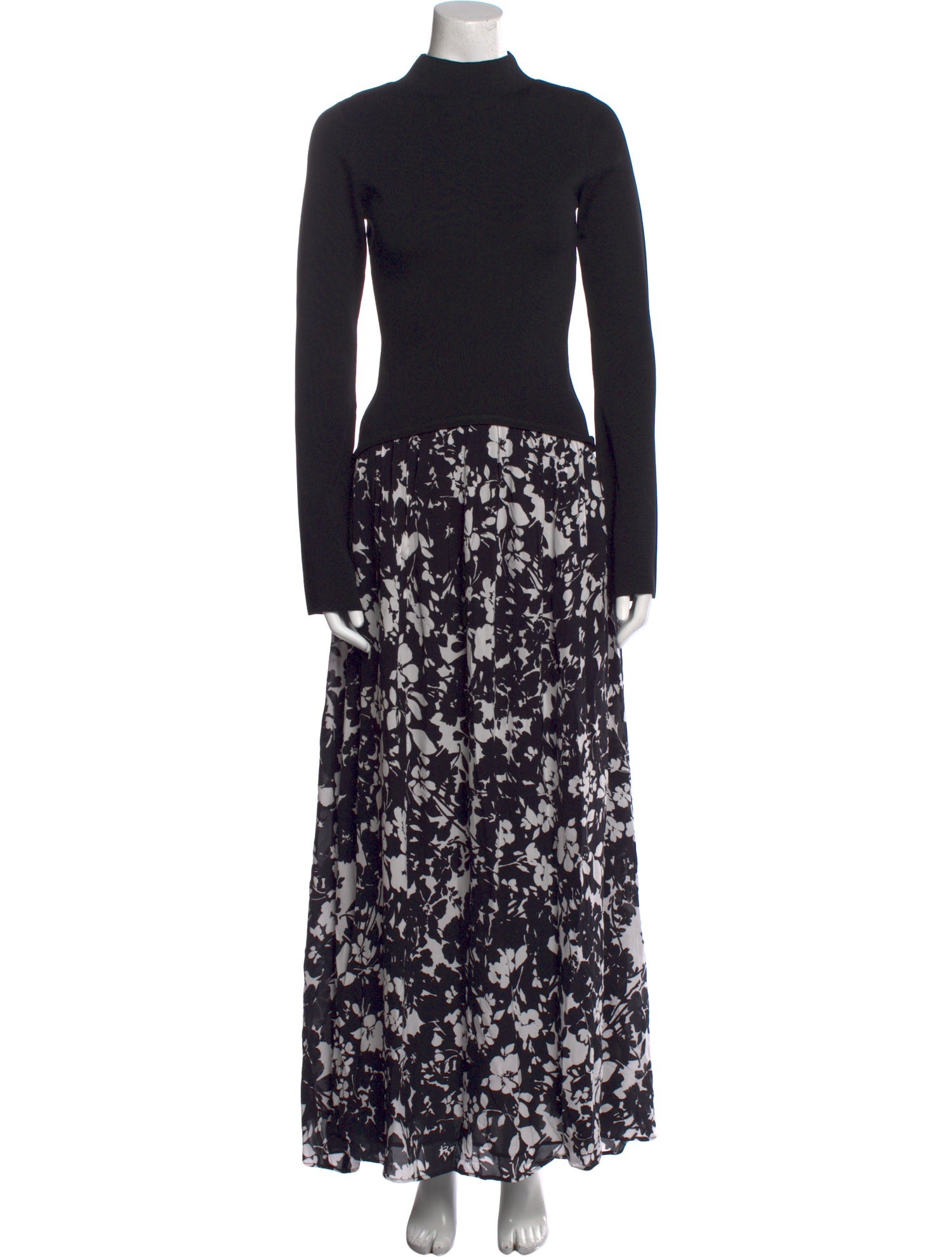 Solid & Striped Floral Print Long Dress w/ Tags